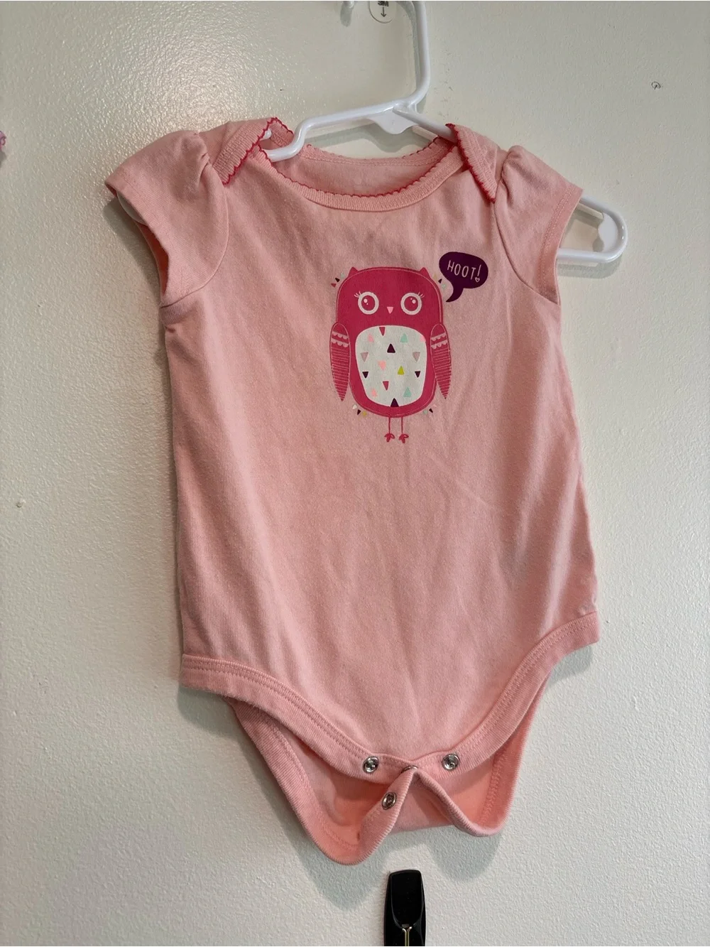 3-6 month baby girl short sleeve onesie bundle sister Dino flower owl